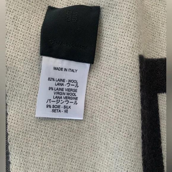 🔥🔥🔥 GIVENCHY Reversible jacquard-knit wool and silk-blend scarf🔥🔥🔥 - Picture 8 of 8